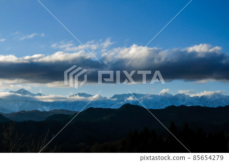 Northern Alps between clouds Northern Alps between clouds 85654279