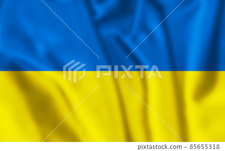Ukraine flag. Ukraine waving flag for Independence day. Ukraine flag. Ukraine waving flag for Independence day. 85655318