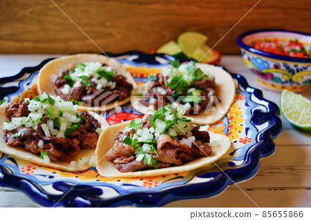 Delicious Mexican tacos 85655866