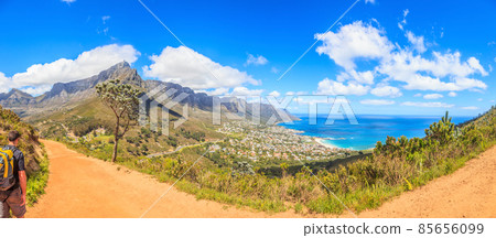 Panoramic view from Lions head hiking trail to Clifton Panoramic view from Lions head hiking trail to Clifton 85656099