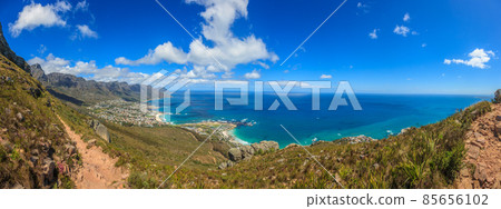 Panoramic view from Lions head hiking trail to Clifton Panoramic view from Lions head hiking trail to Clifton 85656102