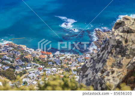 Panoramic view from Lions head hiking trail to Clifton Panoramic view from Lions head hiking trail to Clifton 85656103