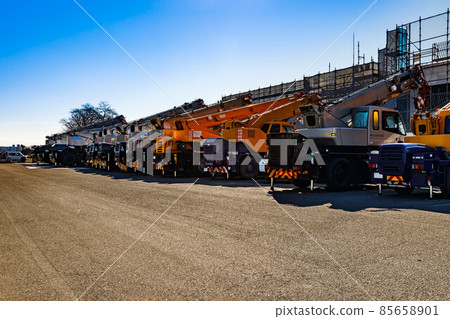 Construction crane car rough terrain crane 85658901