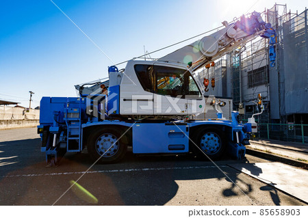 Construction crane car rough terrain crane 85658903