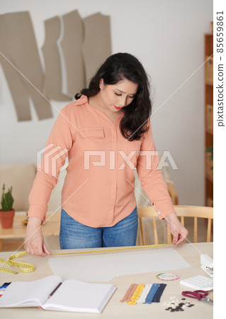 Seamstress Measuring Sewing Pattern 85659861