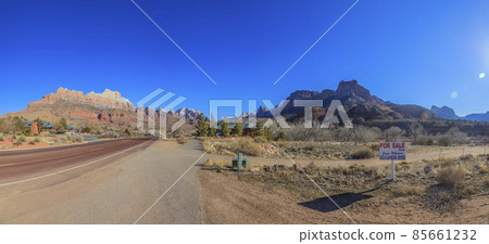 Road to Springdale in Zion National Park 85661232