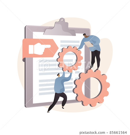Vision and scope document abstract concept vector illustration. 85661564