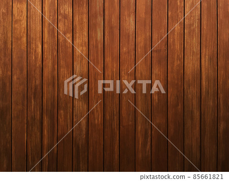 Background image of a board wall with reddish brown vertical boards with delicate wood grain 85661821