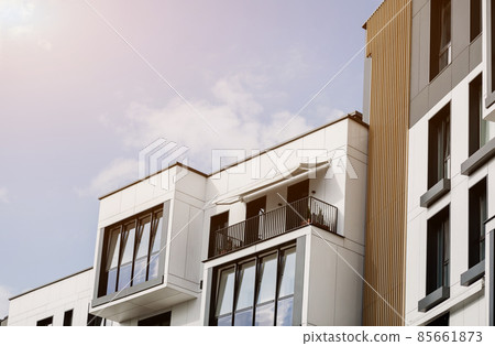 modern block of flats modern block of flats 85661873