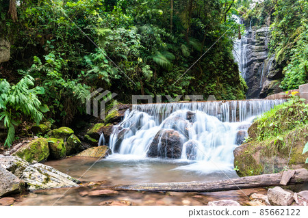Rio Tigre waterfall in the jungle of Oxapampa in Peru 85662122