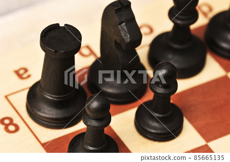 chess on a chessboard chess on a chessboard 85665135