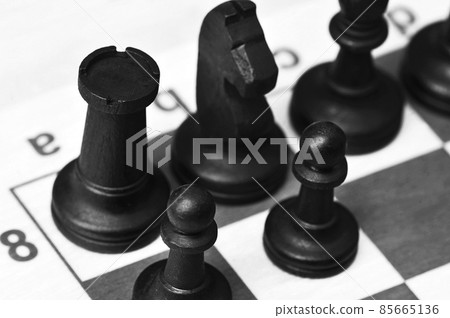 chess on a chessboard chess on a chessboard 85665136