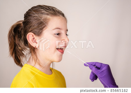 Rapid lateral flow coronavirus, COVID-19 test. Doctor Carrying Out Rapid Lateral Flow Test Rapid lateral flow coronavirus, COVID-19 test. Doctor Carrying Out Rapid Lateral Flow Test 85665182