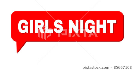 Conversation GIRLS NIGHT Colored Bubble Frame Conversation GIRLS NIGHT Colored Bubble Frame 85667108