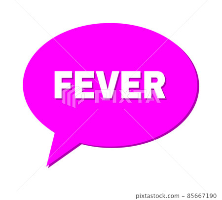 Chat FEVER Colored Bubble Frame 85667190