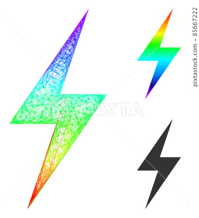 Spectrum Net Gradient Electricity Icon 85667222