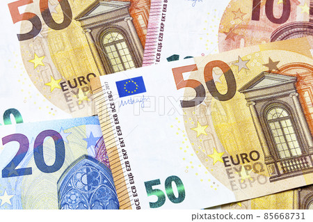 Stack of euros Stack of euros 85668731