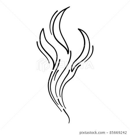 Speed cloud motion effect. Cartoon comic line clouds, moving smoke puff, funny fart, air jump blow wind dust, boom bubble explosion, spiral energy, windy shape neat vector. Illustration smoke comic 85669242