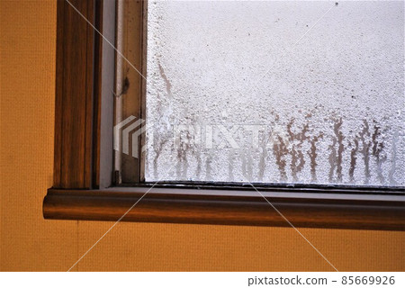 The sad tears called condensation are bleeding through the windows when the cold of winter makes me cry. The sad tears called condensation are bleeding through the windows when the cold of winter makes me cry. 85669926