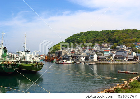 瀨戶內海家島港和斜坡村 85670767