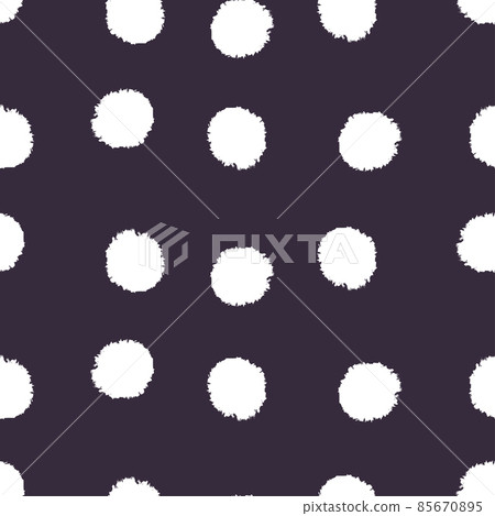 Pom poms of seamless pattern. Hand drawn cute background. Pom poms of seamless pattern. Hand drawn cute background. 85670895