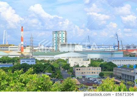 Aichi prefecture Tokai cityscape 85671304