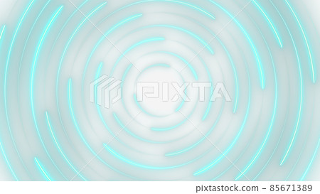 CG circle: Many shining light spots and light trails fluttering in a circle CG circle: Many shining light spots and light trails fluttering in a circle 85671389