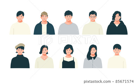 各種男女上身插圖集 各種男女上身插圖集 85671574