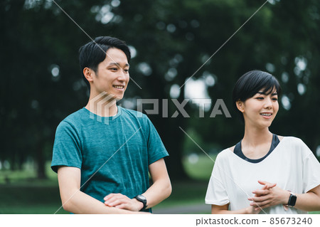 運動裝男女 85673240