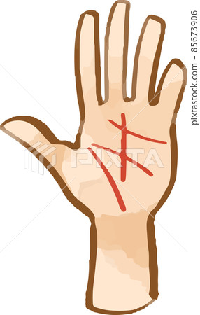 手相圖 手相圖 85673906