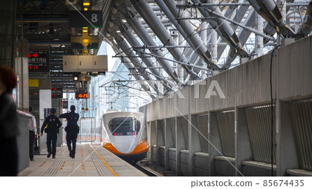 Taiwan High Speed Rail, station, platform, train, Taiwan High Speed Rail, station, train, tram, station, 85674435