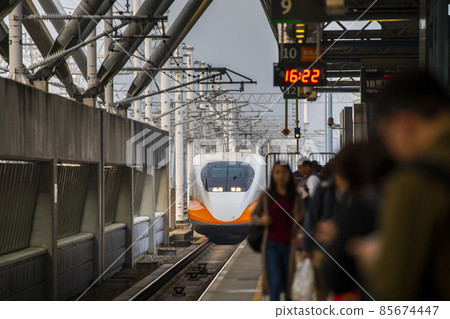 Taiwan High Speed Rail, station, platform, train, Taiwan High Speed Rail, station, train, tram, station, 85674447