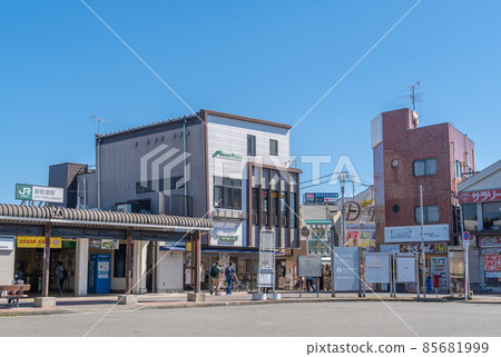 Scenery in front of the station Shin-Akitsu Station 85681999