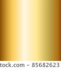 Gold foil texture background. Realistic golden elegant, shiny and metal gradient template  85682623