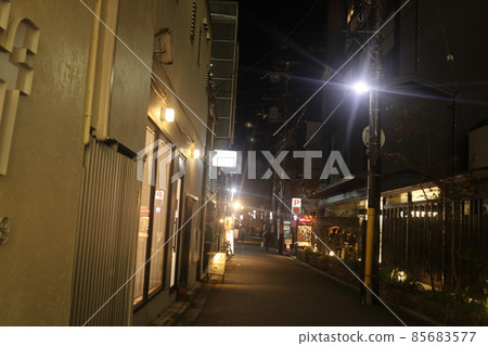 Night view of the alley 85683577