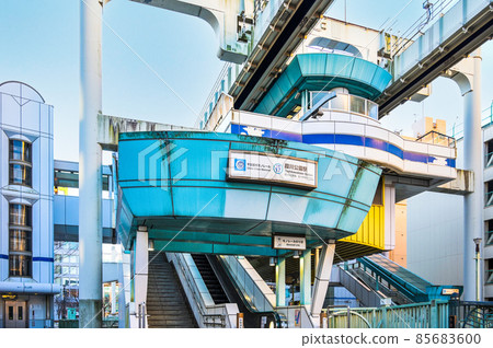 Scenery in front of Chiba Urban Monorail Yoshikawakoen Station Scenery in front of Chiba Urban Monorail Yoshikawakoen Station 85683600
