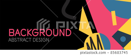 Abstract background with blocks, lines, geometric shapes. Techno or business concept for wallpaper, banner, background, landing page Abstract background with blocks, lines, geometric shapes. Techno or business concept for wallpaper, banner, background, landing page 85683745