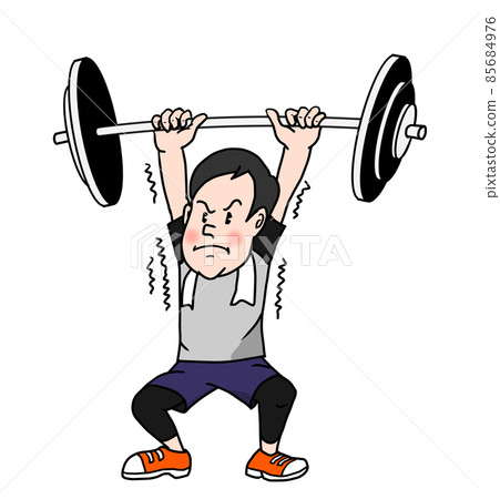 xu weightlifting clipart