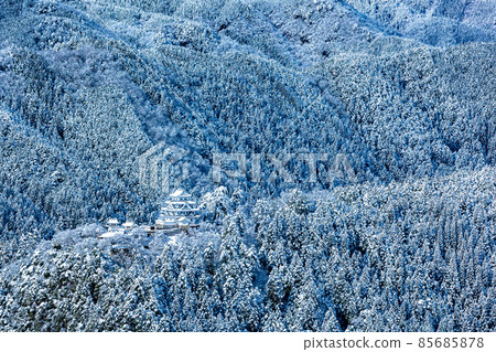 Gujo Hachiman Castle in the snow Gujo Hachiman Castle in the snow 85685878