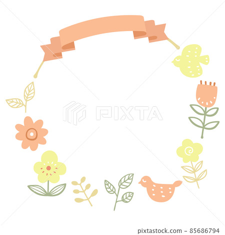 Scandinavian circle frame 85686794