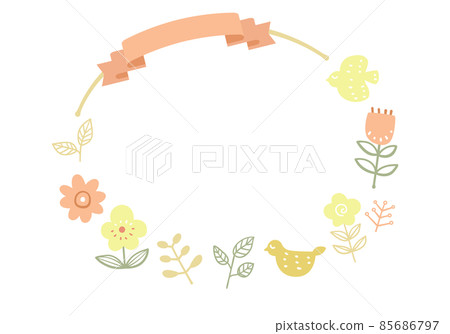 Scandinavian circle frame 85686797