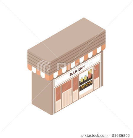 Bakery isometric illustration - Stock Illustration [85686803] - PIXTA