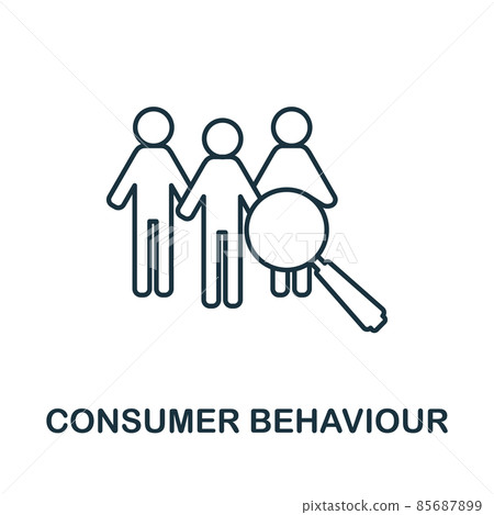 Consumer Behaviour icon. Line element from customer relationship collection. Linear Consumer Behaviour icon sign for web design, infographics and more. Consumer Behaviour icon. Line element from customer relationship collection. Linear Consumer Behaviour icon sign for web design, infographics and more. 85687899