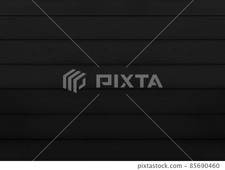 Black wood color texture horizontal for background. Surface light clean of table top view. Natural patterns for design art work and interior or exterior. Grunge old white wood board wall pattern. 85690460