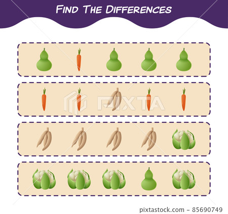 Find the differences between cartoon christmas. Searching game. Educational game for pre shool years kids and toddlers Find the differences between cartoon christmas. Searching game. Educational game for pre shool years kids and toddlers 85690749