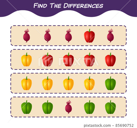 Find the differences between cartoon christmas. Searching game. Educational game for pre shool years kids and toddlers Find the differences between cartoon christmas. Searching game. Educational game for pre shool years kids and toddlers 85690752