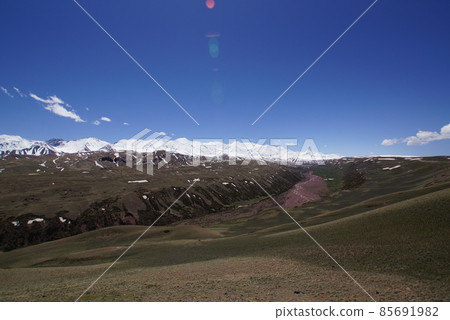 中國-喀什-吉爾吉斯-奧什邊境觀 85691982