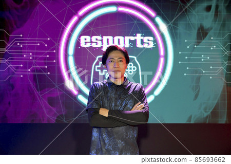 電競比賽個人對戰形象男選手 85693662