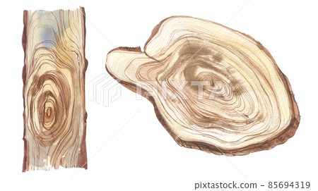 Watercolor wood Tree rings illustration. Hand drawn abstract background. Natural texture. Artistic design. For scrapbooking, greeting card, holiday invitation, postcard, poster, background Watercolor wood Tree rings illustration. Hand drawn abstract background. Natural texture. Artistic design. For scrapbooking, greeting card, holiday invitation, postcard, poster, background 85694319