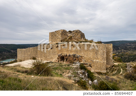 Rochafrida Castle in Beteta, Serrania de Cuenca. Castilla la Mancha, Spain Rochafrida Castle in Beteta, Serrania de Cuenca. Castilla la Mancha, Spain 85694407